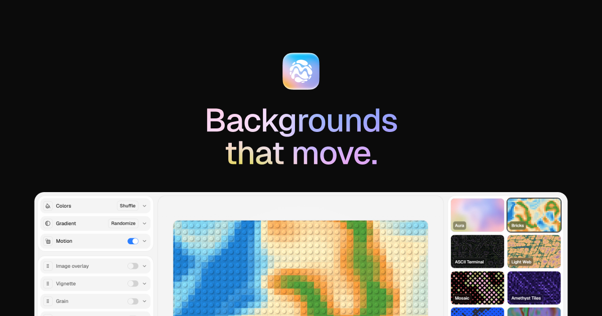 I built a desktop app that creates the most beautiful backgrounds in the world